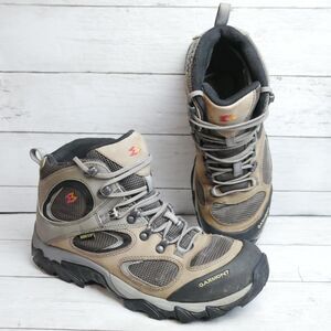 Garmont Men's Size 9.5 Brown Zenith Mid Gore-Tex Vibram Sole Hiking Boots READ